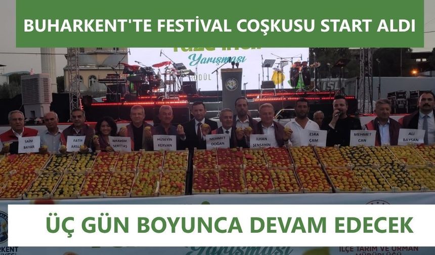 Buharkent'te festival coşkusu start aldı