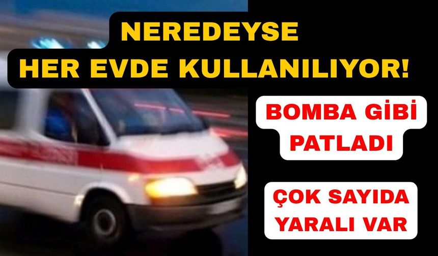 Kimyasal reaksiyon sonucu patlama: 5 kişi yaralandı