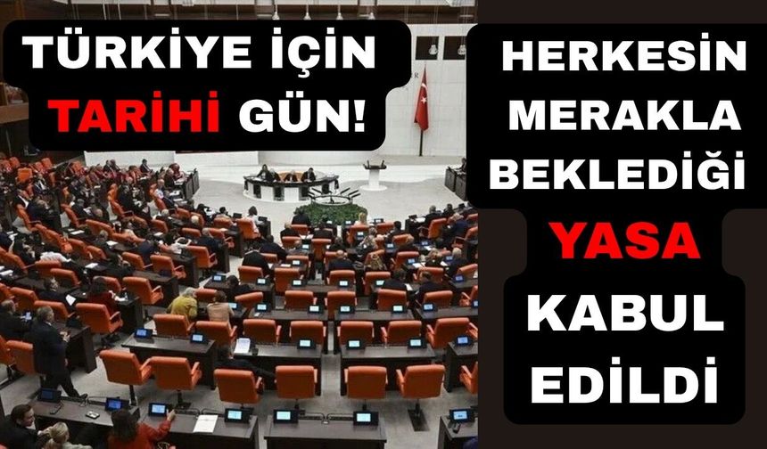 Terörsüz Türkiye Yasası TBMM'de kabul edildi