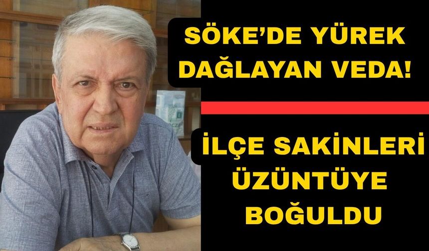 Söke'nin yarım asırlık eczacısı veda etti
