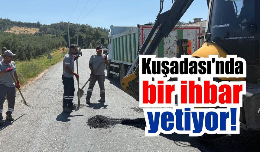 Acil Müdahale Birimi devrede! Kuşadası'nda talepler bekletilmiyor