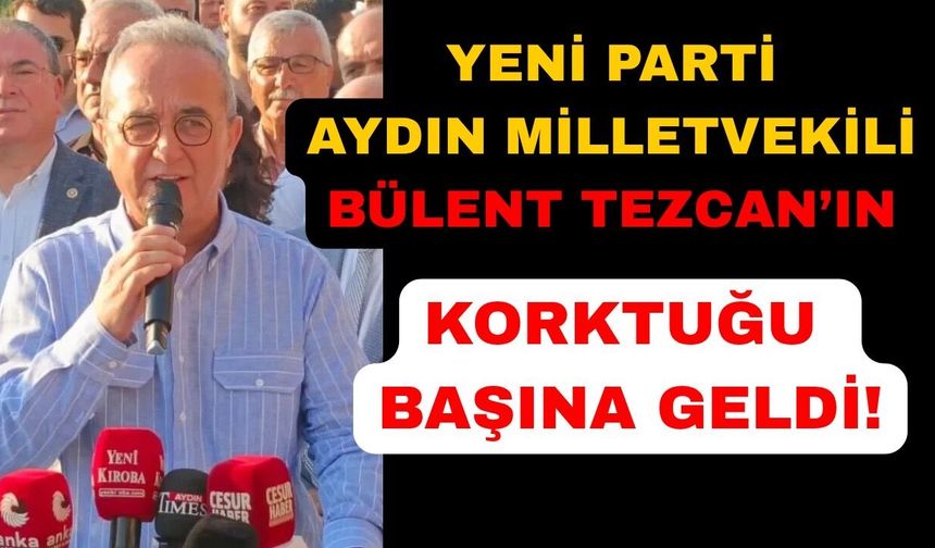 Yeni Parti binasının açılışında Tezcan'ın dili sürçtü