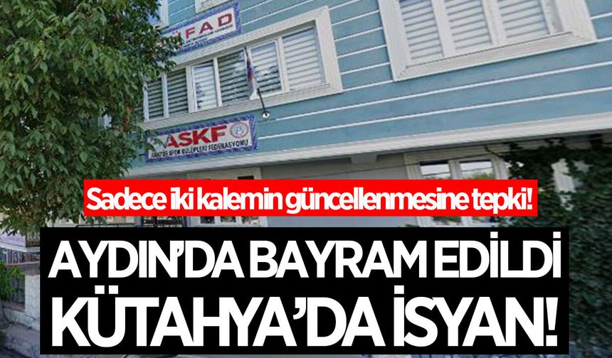 Aydın'da bayram edildi, Kütahya'da isyan! Liglere katılmama konusu ele alınacak