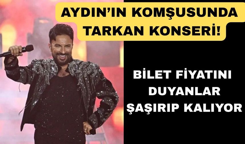 Tarkan 29 Ağustos'ta hayranlarıyla buluşacak