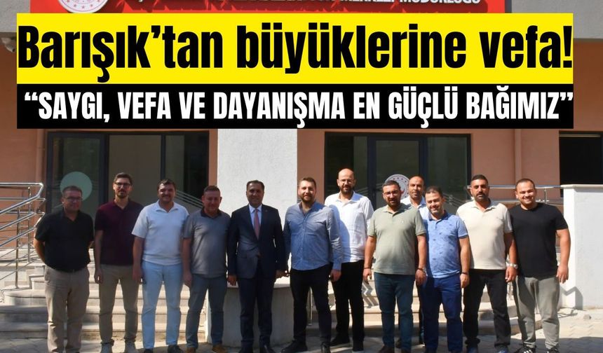 Başkan Barışık huzurevinde gönüllere dokundu