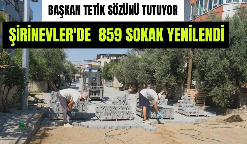 Başkan Tetik sözünü tutuyor