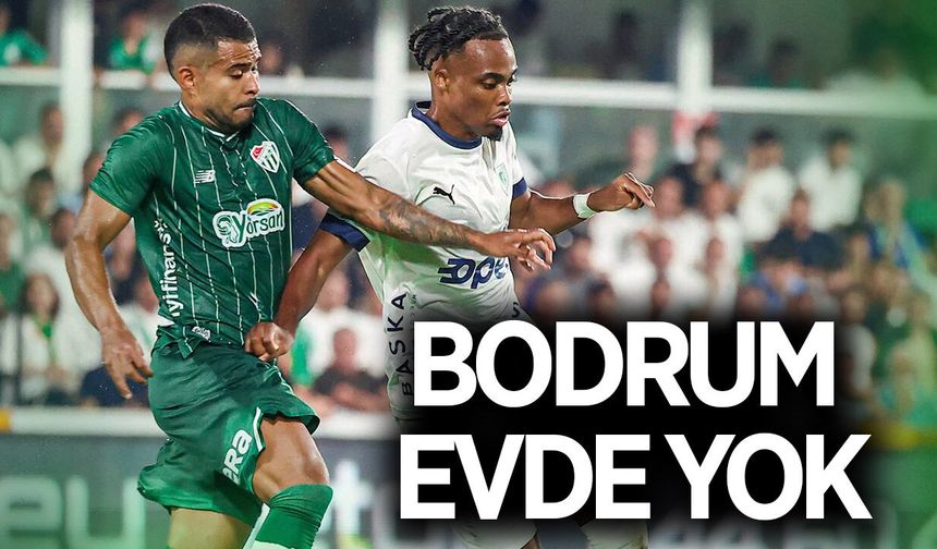 Bodrum FK, evinde Bursaspor'a mağlup