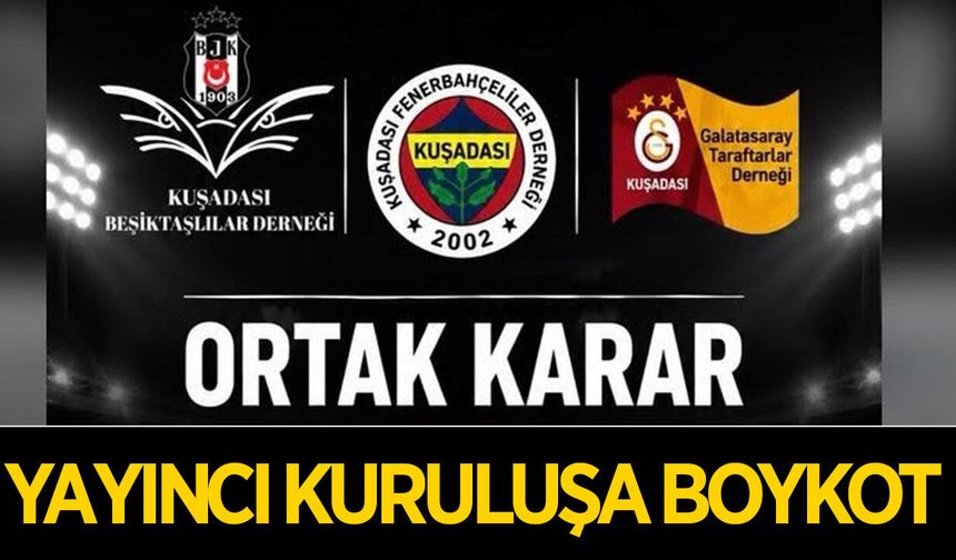 Kuşadası'nda taraftar dernekleri ortak karar aldı