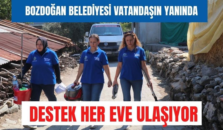 Bozdoğan Belediyesi vatandaşın yanında