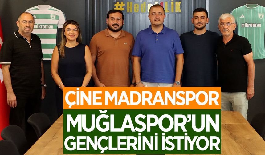 Çine Madranspor'dan komşuya çıkarma! Genç yıldızlar için masaya oturdular