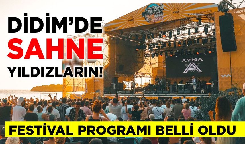 Didim'de festivale geri sayım