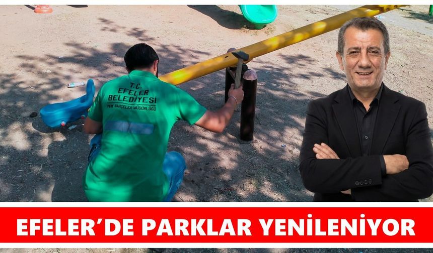 Efeler’de çocuk parklarında güvenlik alarmı! Ekipler harekete geçti