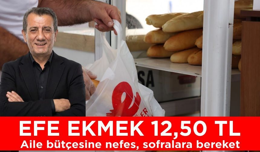 Efeler’de ekmek fiyatı dikkat çekti! 200 gram ekmek 12,50 TL