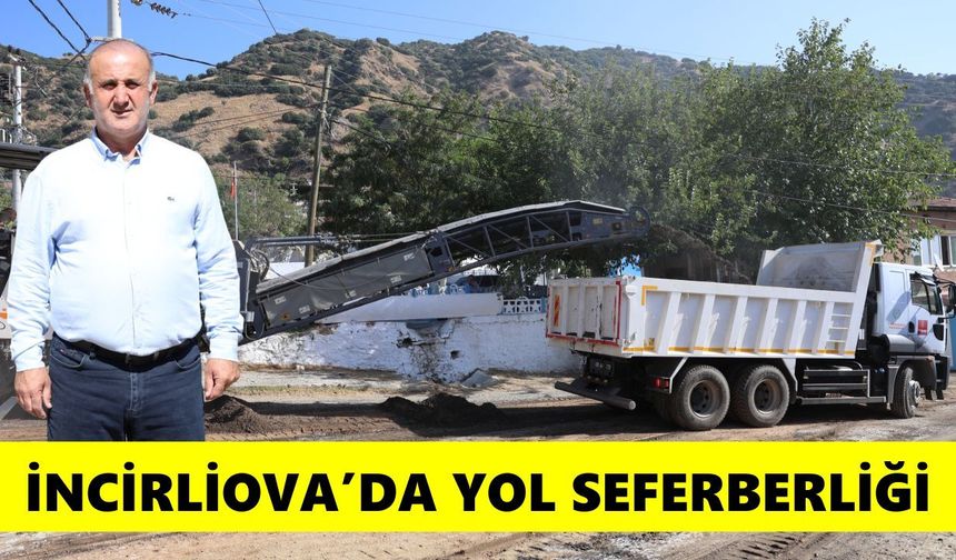 İncirliova’da o yol değişiyor! Çalışmalar başladı