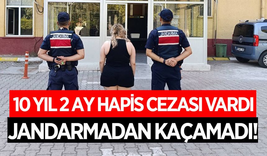 Aydın'da 10 yıl 2 ay hapis cezası olan şahıs yakalandı
