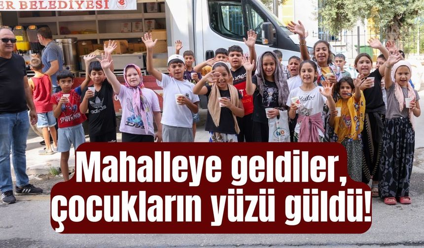 Kocagür’de çocuklara sürpriz hizmet!