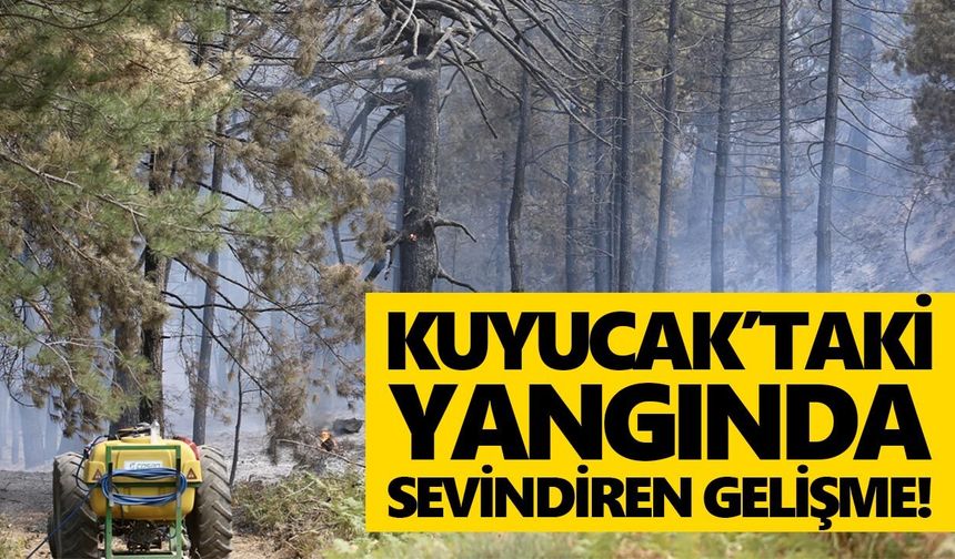 Kuyucak’taki yangında sevindiren gelişme!