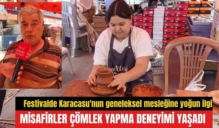 Festivalde Karacasu'nun geneleksel mesleğine yoğun ilgi