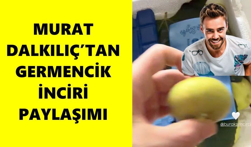 Murat Dalkılıç’ın paketinden Germencik çıktı! Başkan Zencirci’ye teşekkür etti