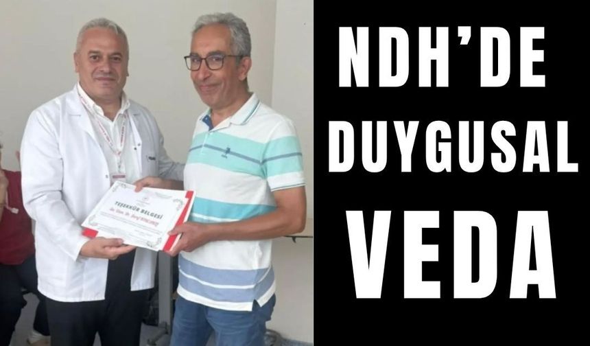 Nazilli Devlet Hastanesi’nde duygusal veda