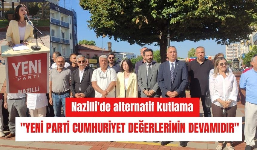 Nazilli'de alternatif kutlama