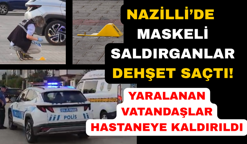 Aydın'da maskeli saldırganlar baba ve oğlunu yaraladı