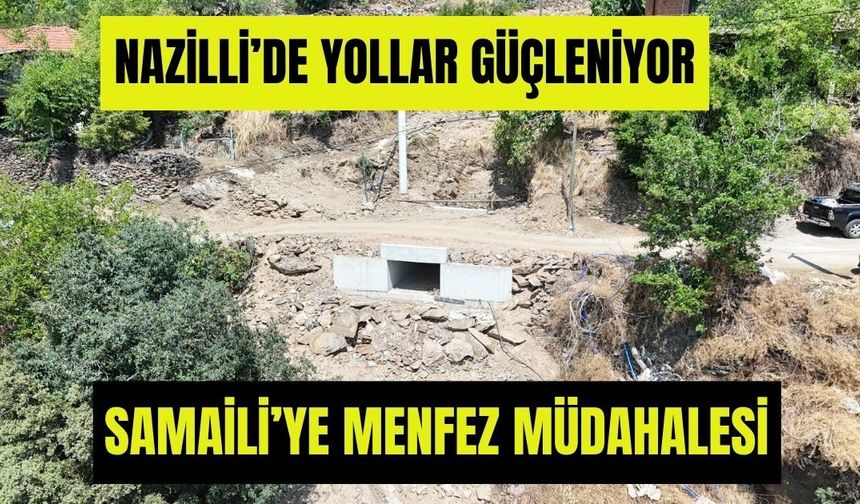 Nazilli’de yollar güçleniyor