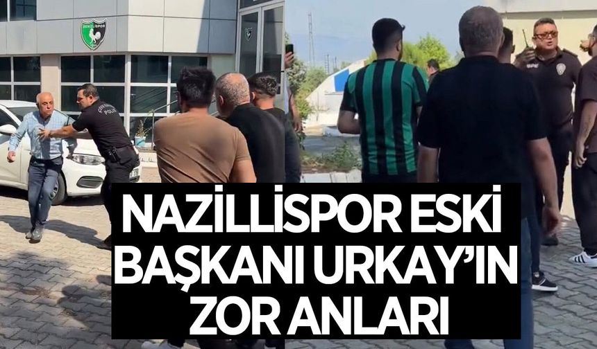 Nazillispor eski başkanı Urkay'a taraftar saldırdı