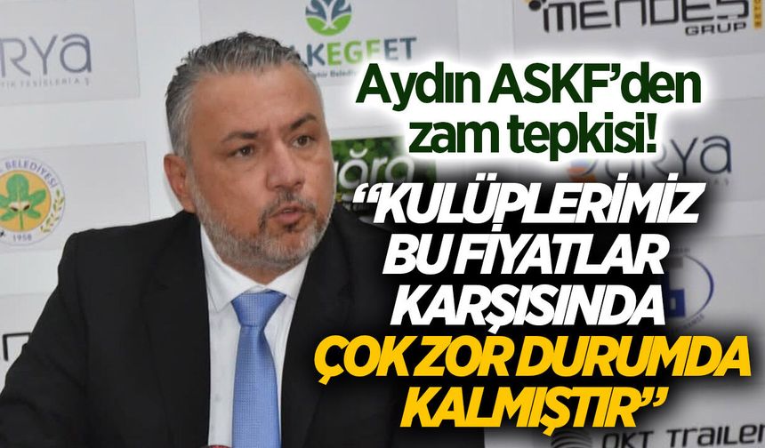 Altuntaş: "Kulüplerimiz bu fiyatlar karşısında çok zor durumda kalmıştır"