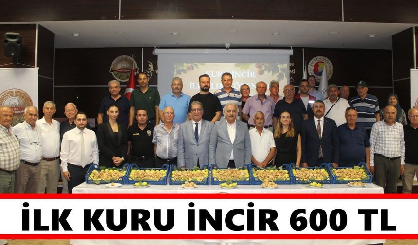 Söke’de bir ilk yaşandı! Sezonun ilk kuru inciri Borsa’da satıldı