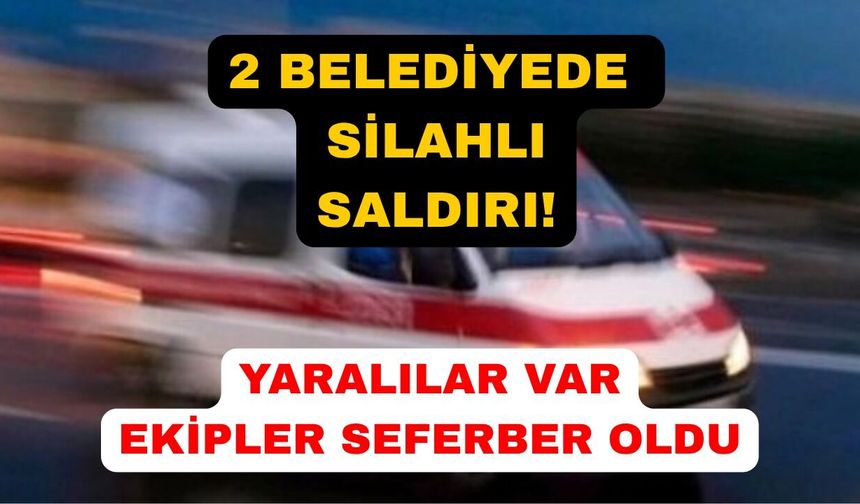 Belediyede silahlı saldırı paniği: 3 kişi yaralandı