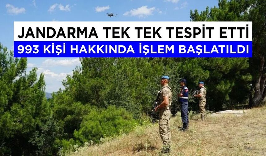 Yangın alarmı sürerken bunu yaptılar! 993 kişiye idari işlem