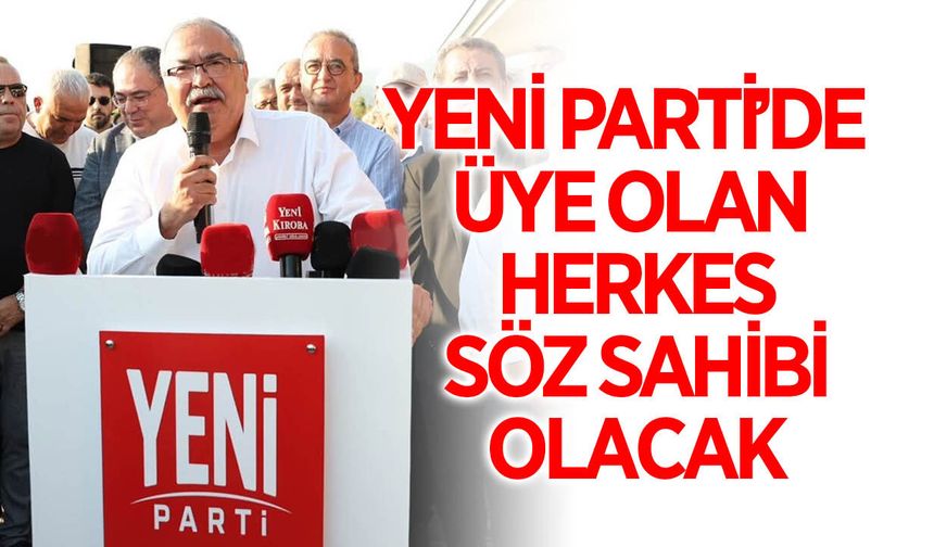 Yeni Parti'de kongre süreci başlıyor! Belirlenen tarihe kadar üye olanlar oy kullanabilecek