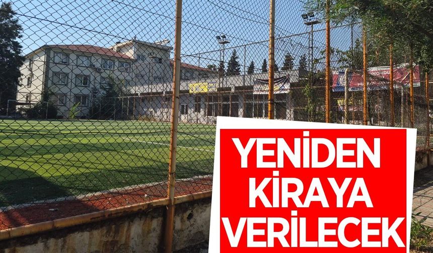 Efeler Belediyesi'ne ait olan halı saha ile ilgili karar verildi