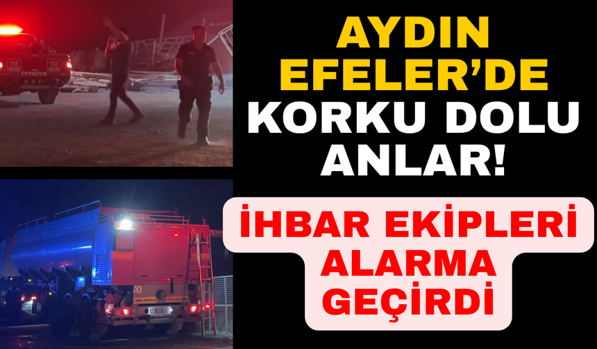 Aydın'da korkutan yangın ekipleri seferber etti