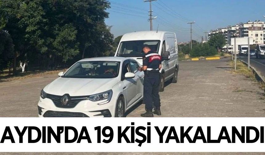 Aydın’da Çember-140 Operasyonu: 31 kişi yakalandı