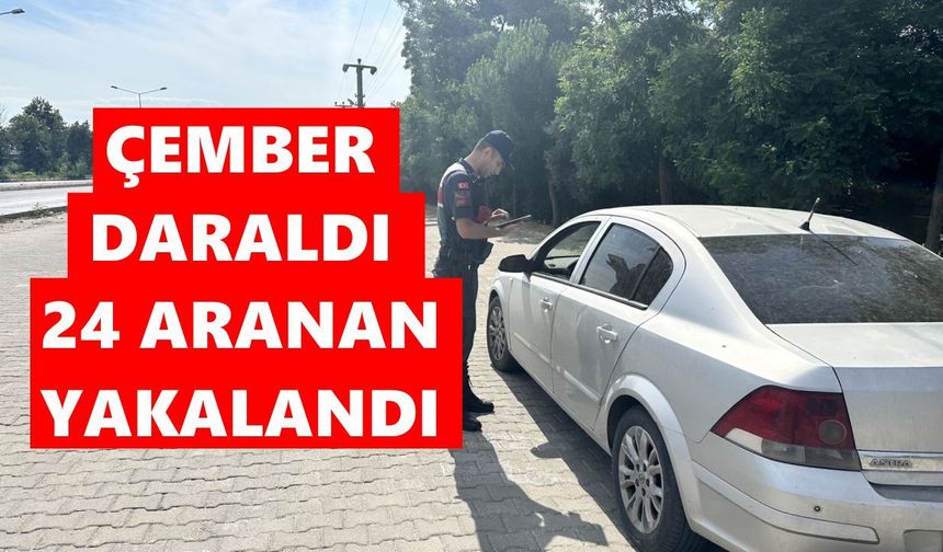 Aydın’da ÇEMBER darbesi: 24 kişi yakayı ele verdi