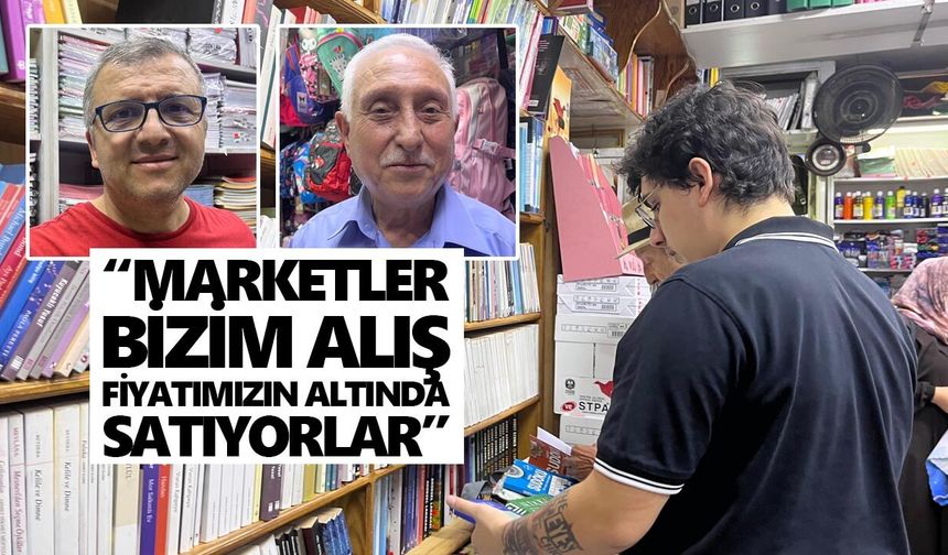 Aydın’da kırtasiyeciler marketlerden dertli!