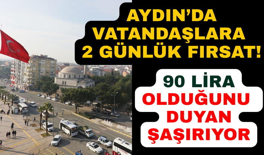 Aydın'da festivale özel fiyatlar geriye çekildi