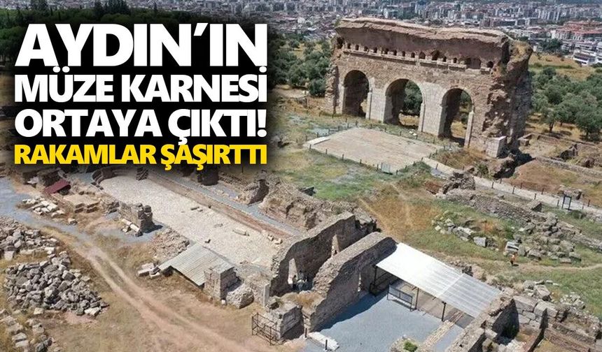 Aydın’ın müze karnesi ortaya çıktı! Rakamlar şaşırttı