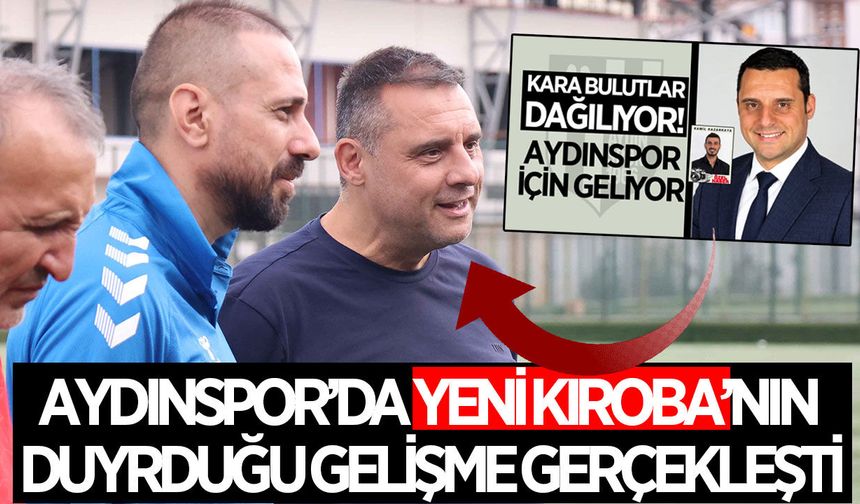 Aydınspor'da yeni dönem için ilk somut adım atıldı! İş insanı Coşkun İsviçre'den Aydın'a geldi