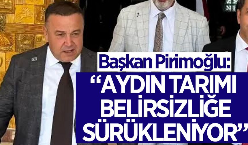 Anahtar Partili Pirimoğlu, "Aydın tarımı belirsizliğe sürükleniyor"