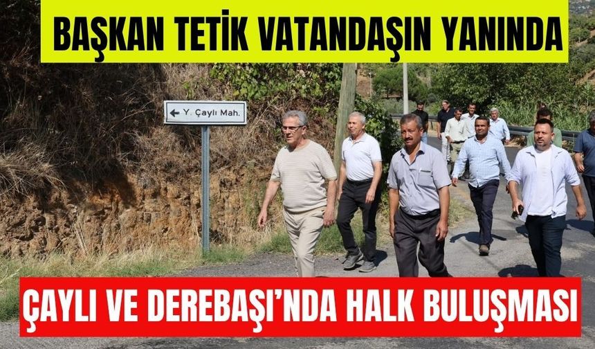 Çaylı ve Derebaşı’nda halk buluşması