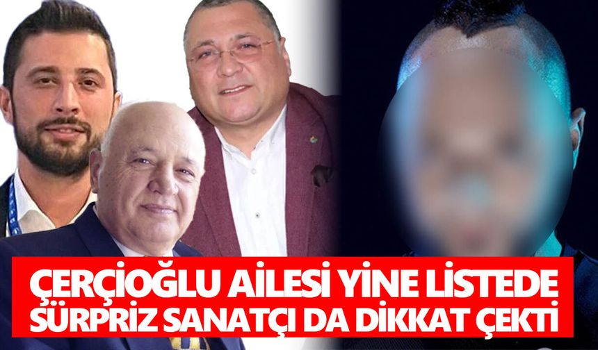 Aydın’ın vergi rekortmenleri belli oldu! Çerçioğlu ailesi yine listede, sürpriz sanatçı da dikkat çekti