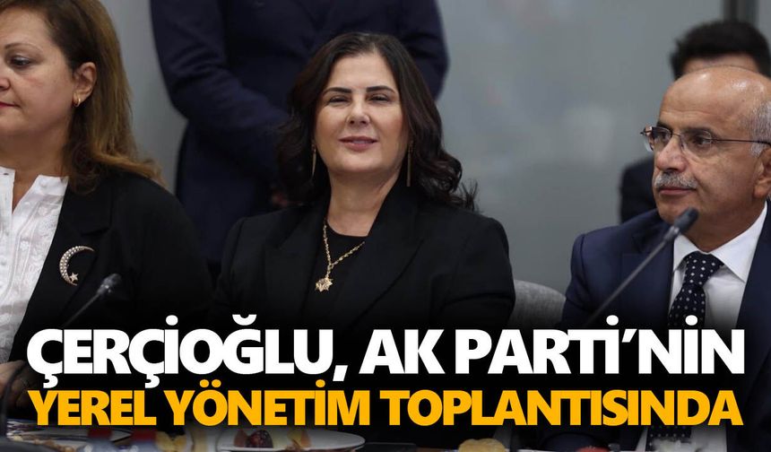 Çerçioğlu, AK Parti’nin yerel yönetim toplantısında