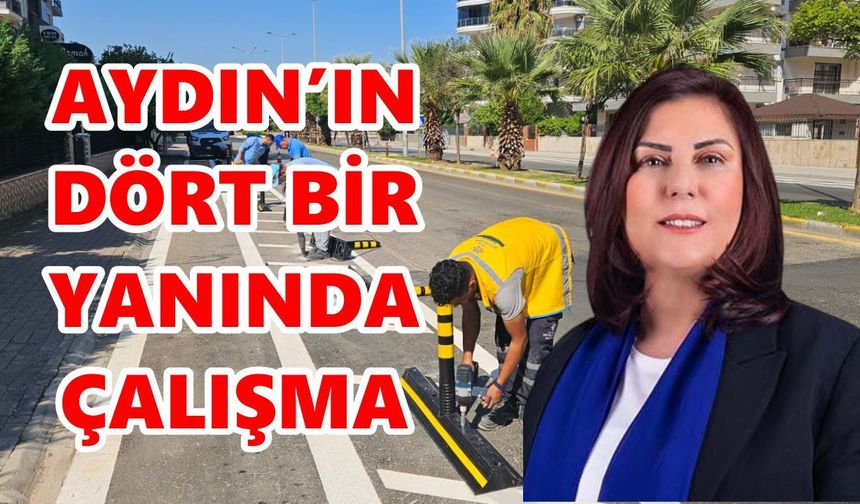 Çerçioğlu harekete geçti! Aydın’ın dört bir yanında yol çalışması