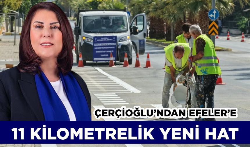 Çerçioğlu’ndan Efeler’e 11 kilometrelik yeni hat! Çalışmalar başladı