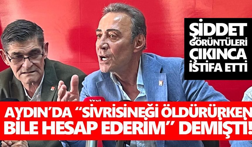 CHP’li Şimşek Aydın’da eşine şiddet uyguladığına yönelik iddiaları ret etmişti! Görüntüler çıkınca istifa etti