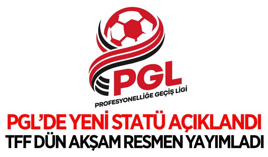 Profesyonelliğe Geçiş Ligi yeni statüsü açıklandı! TFF resmi sayfadan yayımladı