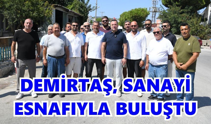 Demirtaş, sanayi esnafının taleplerini yerinde dinledi